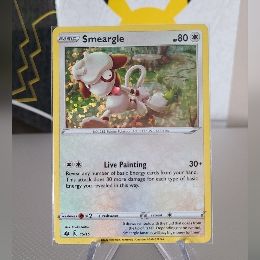 Pokemon TCG Smeargle 15/15 Holo Rare